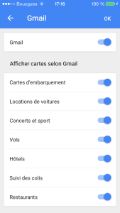 Cartes Google Now