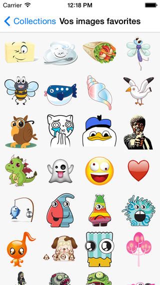 Collection de Emoji