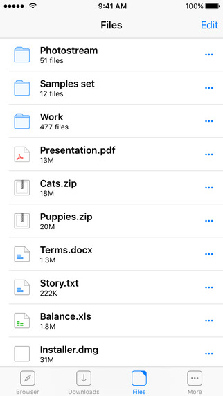 Browser and File Manager for Documents