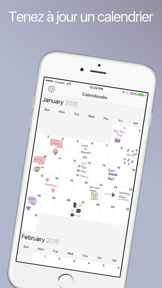 Calendrier en dessins