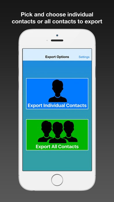 Contacts to CSV