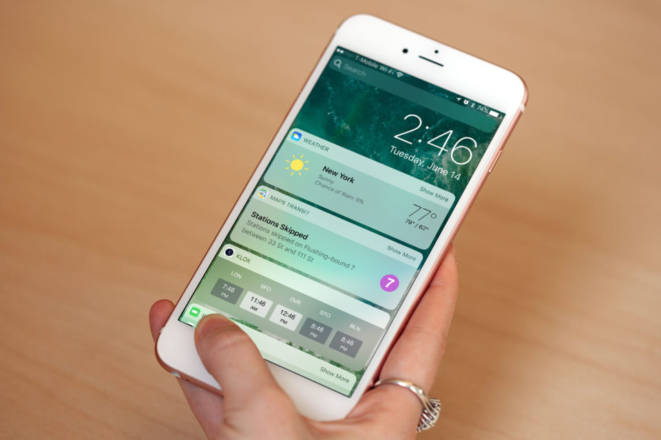 iOS 10 est installé sur 54% des appareils Apple compatibles