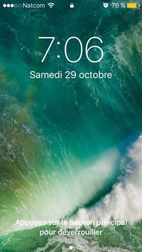 Nouveau mode de déverrouillage iOS 10 iOS 10