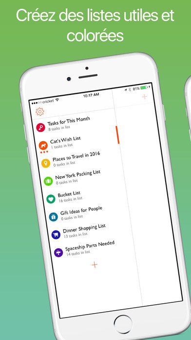 Listes amusantes - Listes de courses, et tâches