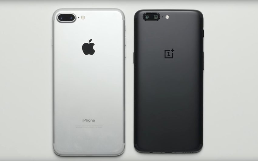 OnePlus 5 ou iPhone 7 Plus ?