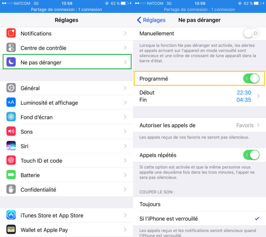 3 petites astuces pour gagner un peu de batterie la nuit