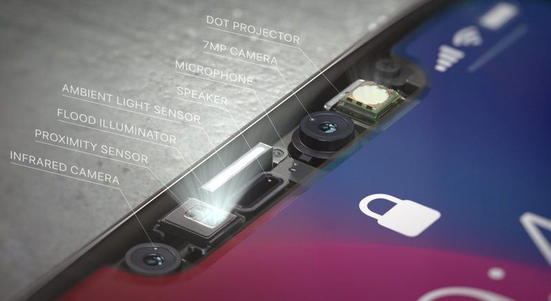 iPhone X : la production du capteur TrueDepth pour Face ID devient stable