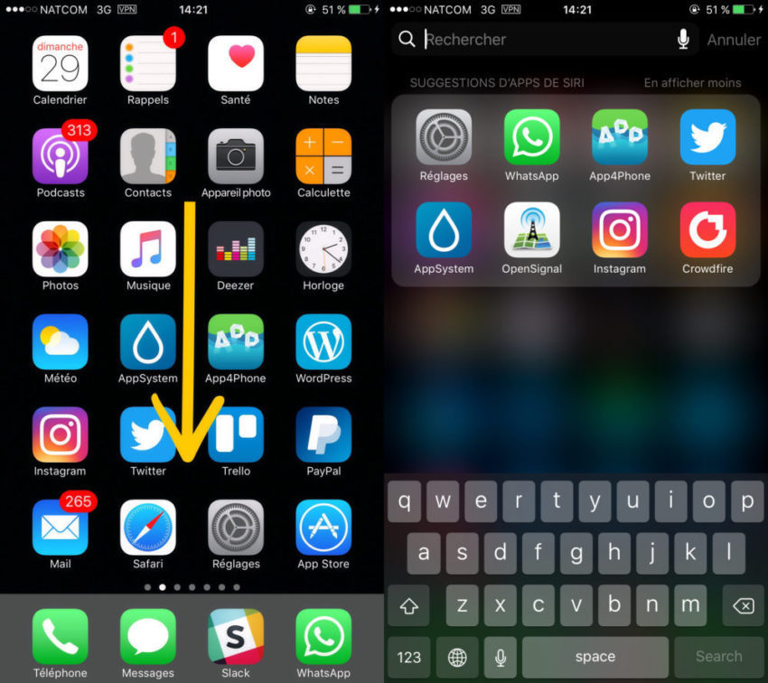 Astuce pour convertir des devises et des unités avec Spotlight sur iPhone