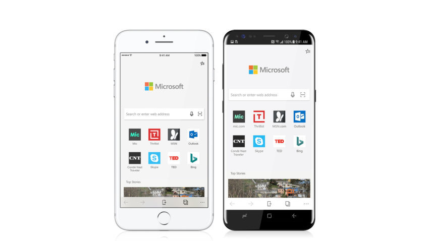 Microsoft Edge est désormais disponible sur l'App Store