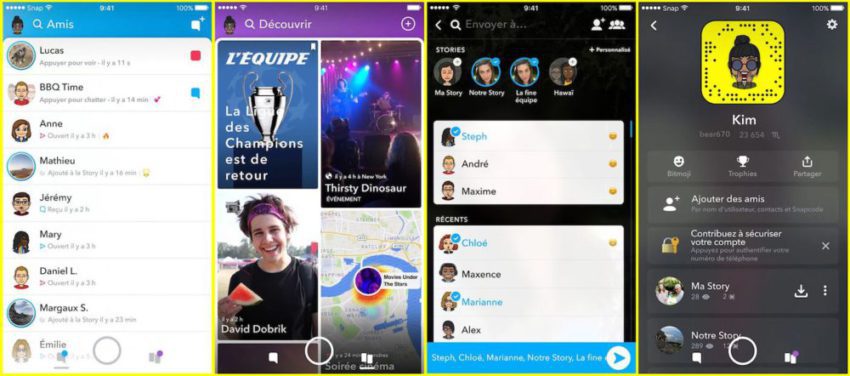 Snapchat lève le voile sur un nouveau design