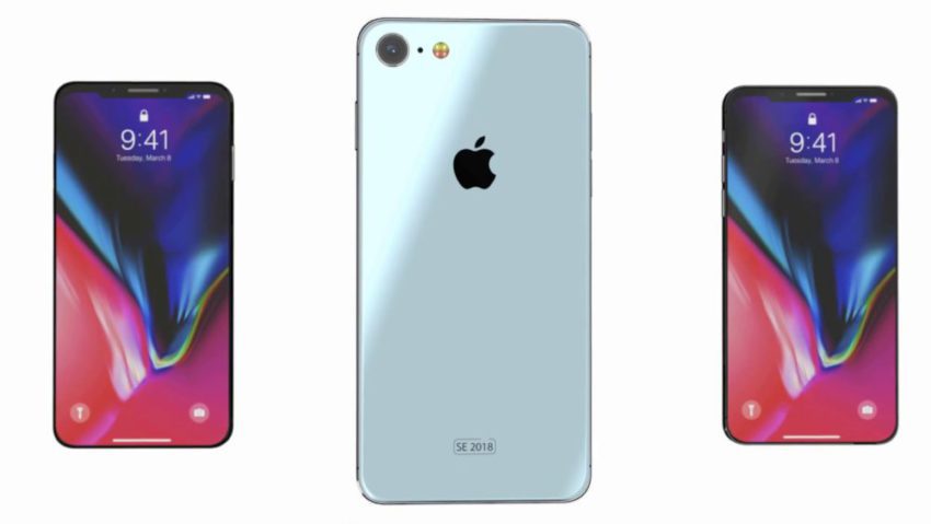 concept iPhone SE inspiré de l'iPhone X