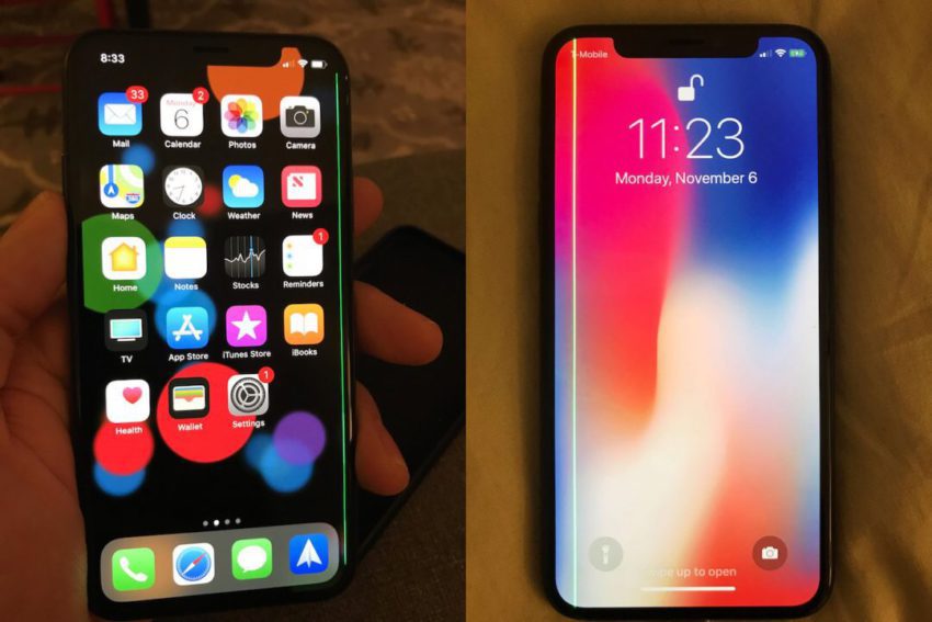 iPhone X : certains écrans se paralysent au froid et d'autres affichent une ligne verte
