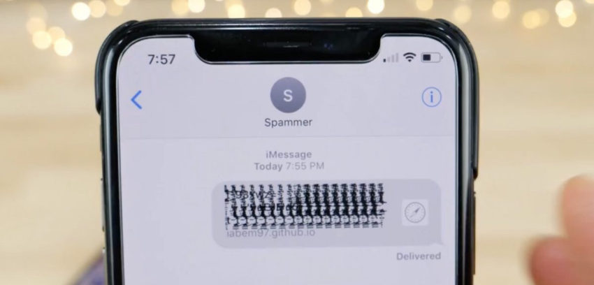 message qui fait planter n'importe quel iPhone