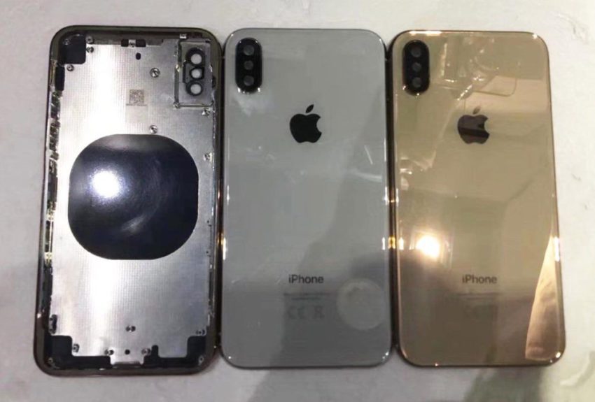 iPhone X de couleur or