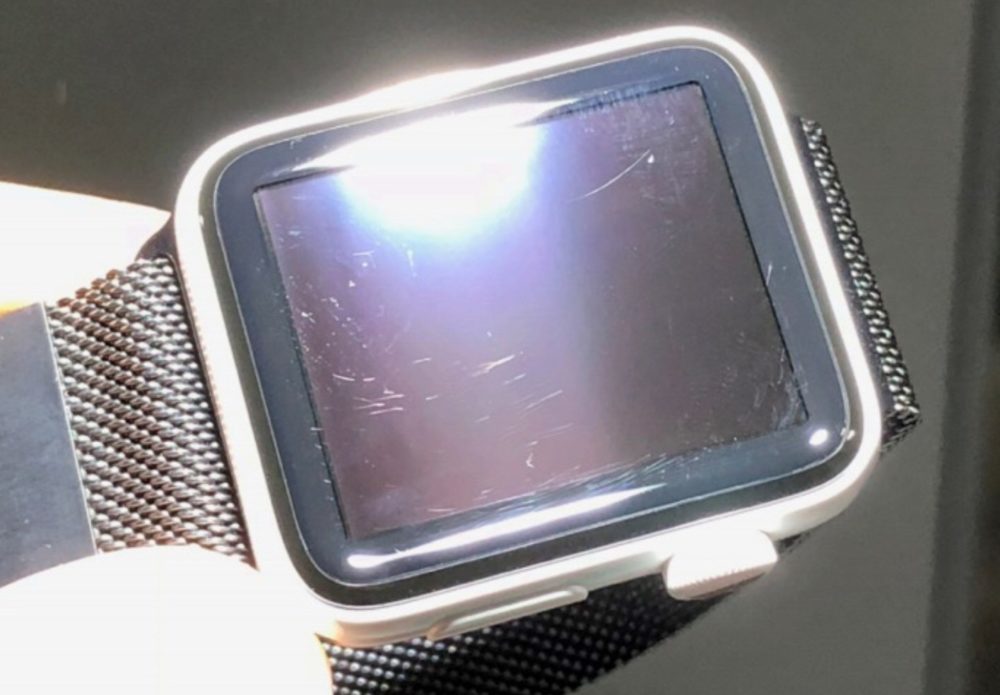rayures sur son Apple Watch