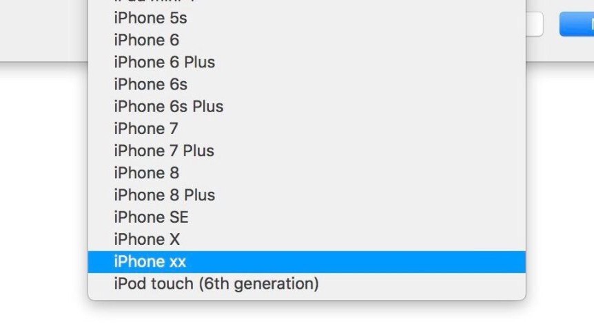 iPhone xx