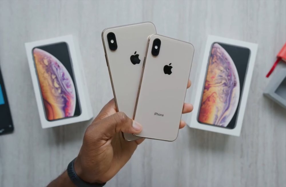 déballage vidéo pour l'iPhone XS