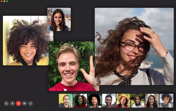 Visioconférences de groupe sur FaceTime