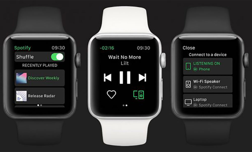 Spotify pour Apple Watch