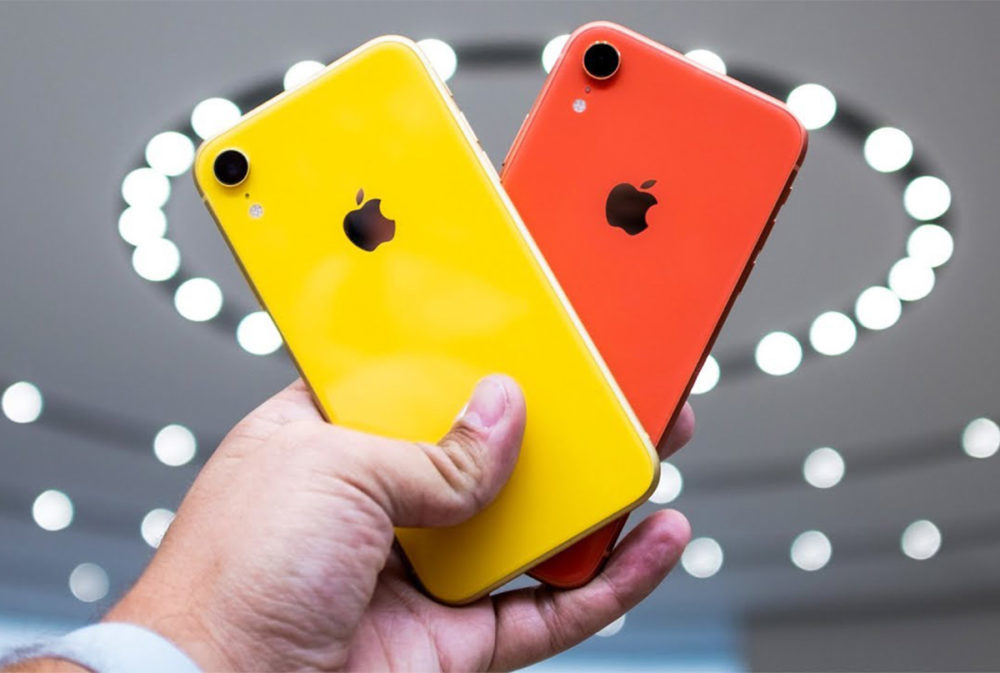 production de l'iPhone XR
