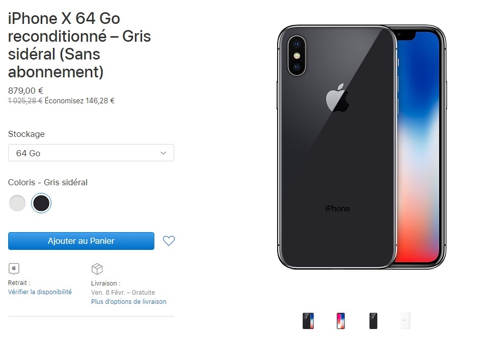 iPhone reconditionnés