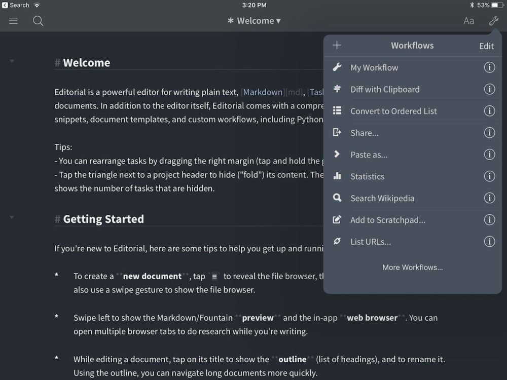 Editorial : Application iPad améliore productivité