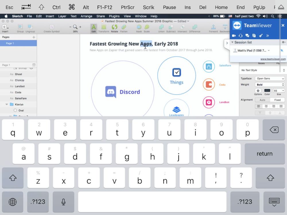 TeamViewer : Application iPad améliore productivité