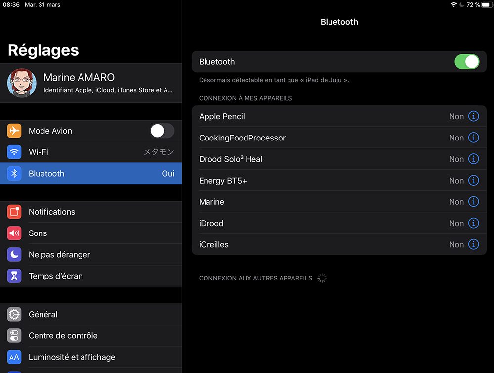 Réglages Bluetooth iPad pour connecter une manette PS 4 ou Xbox sur iPhone ou iPad