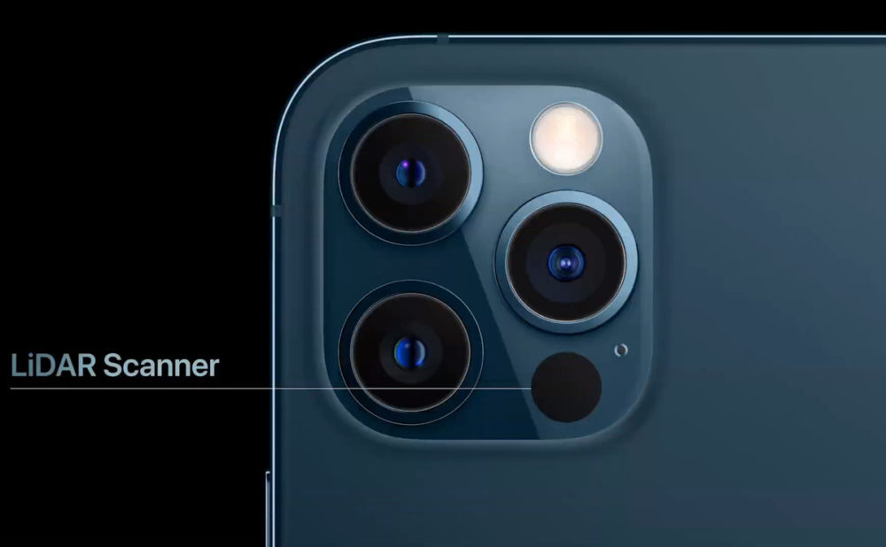 scanner LiDAR sur iPhone 13