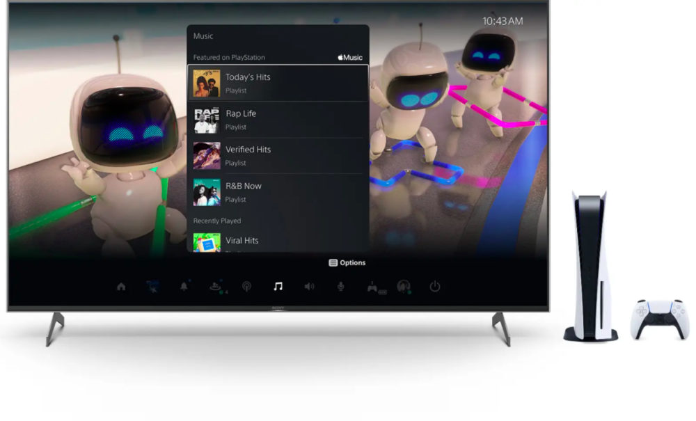 Apple Music sur PS5