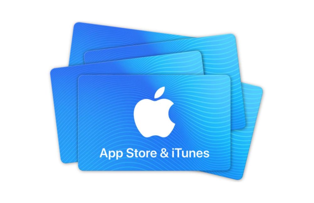 Carte cadeau App Store et iTunes