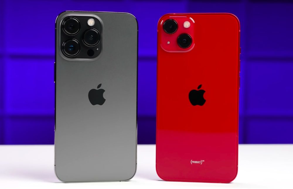 test RAM iPhone 13 et iPhone 13 Pro