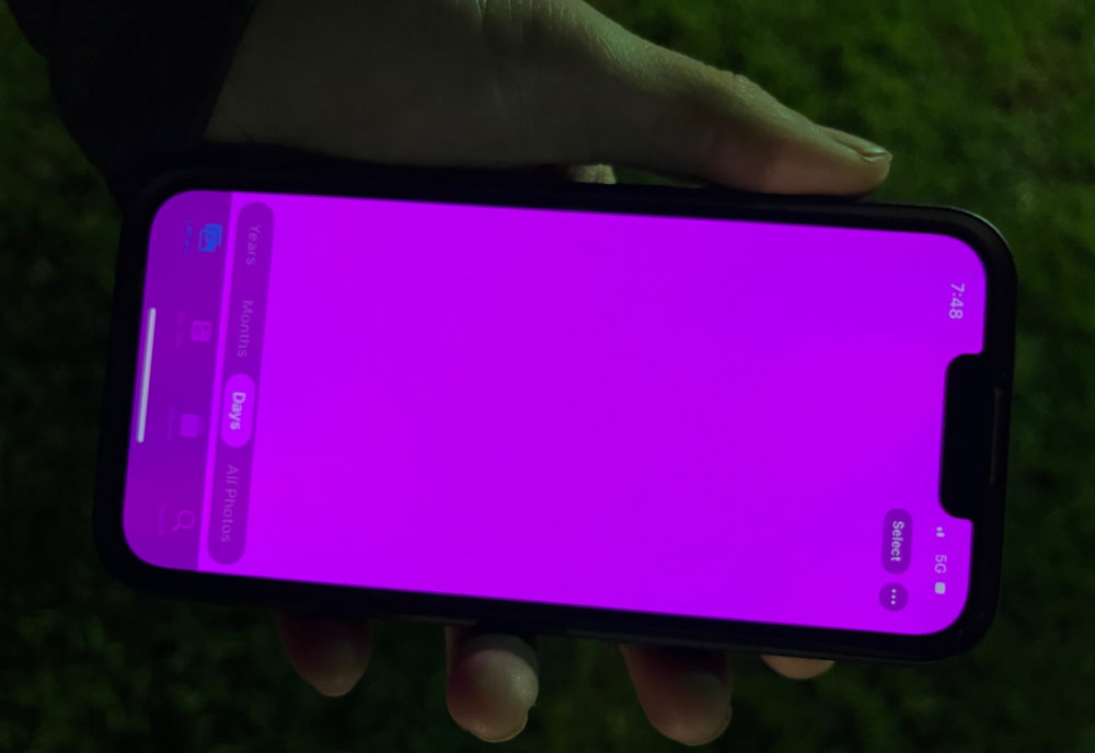 bug écran iPhone 13