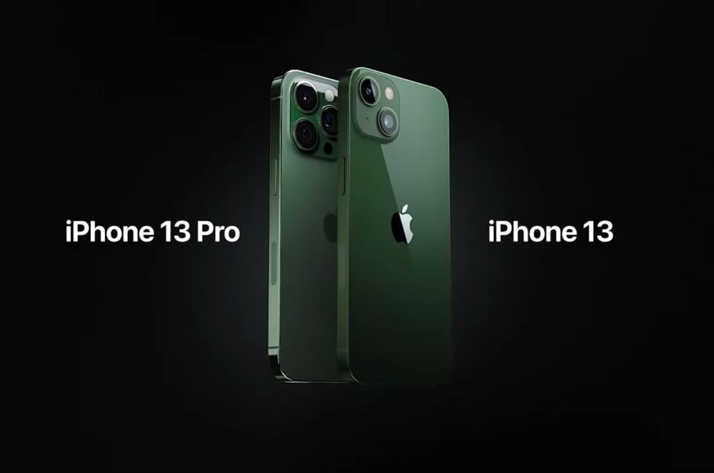 nouveaux coloris verts pour iPhone 13