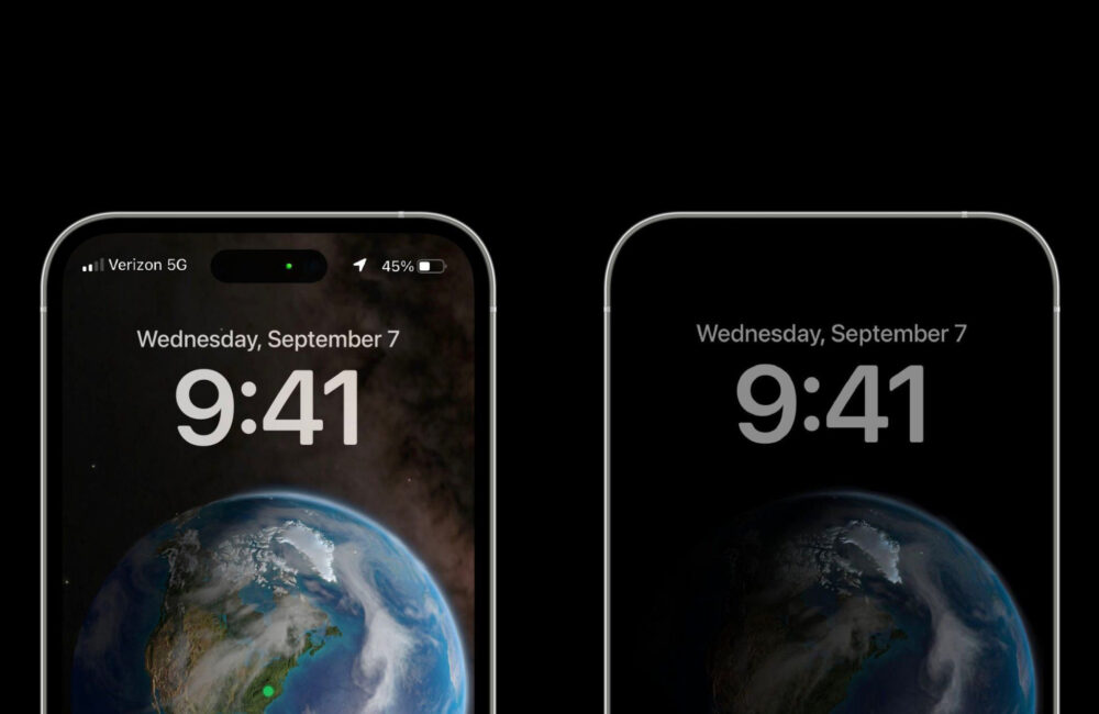 écran toujours allumé iPhone 14 Pro