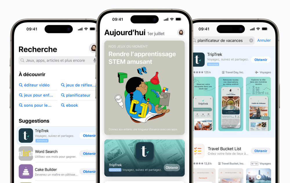 publicités App Store