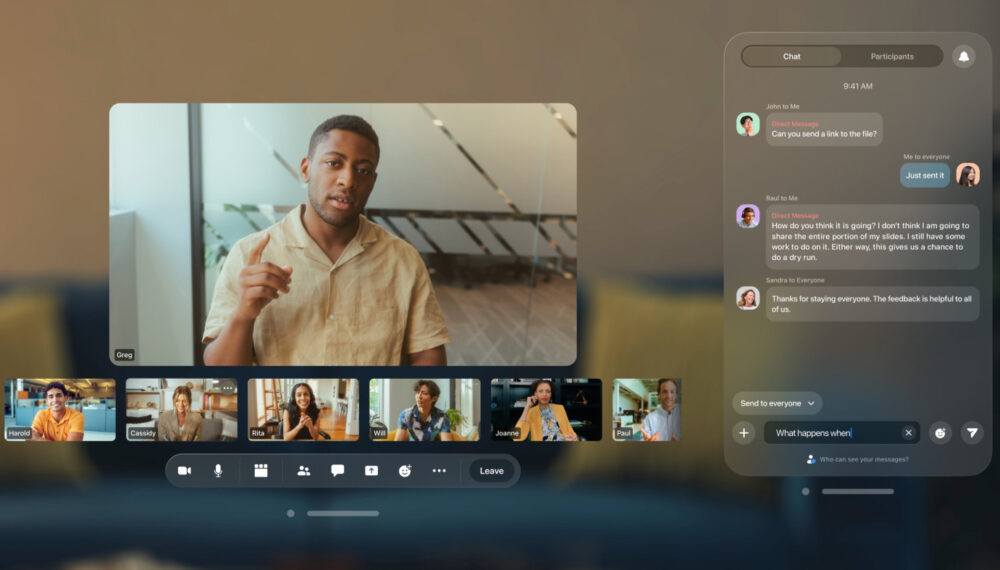 Zoom sur Apple Vision Pro