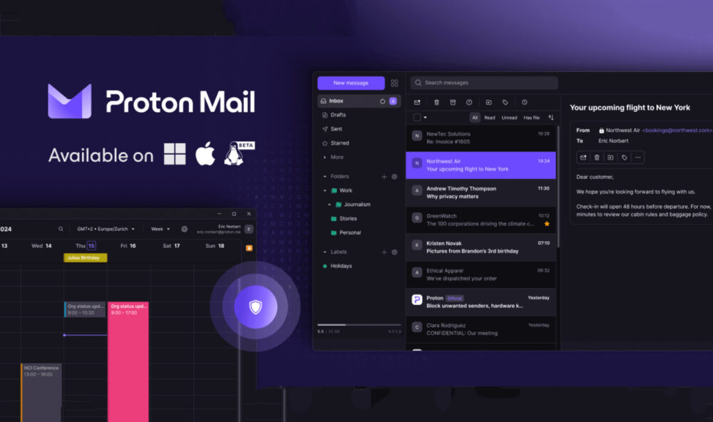Proton Mail sur Mac