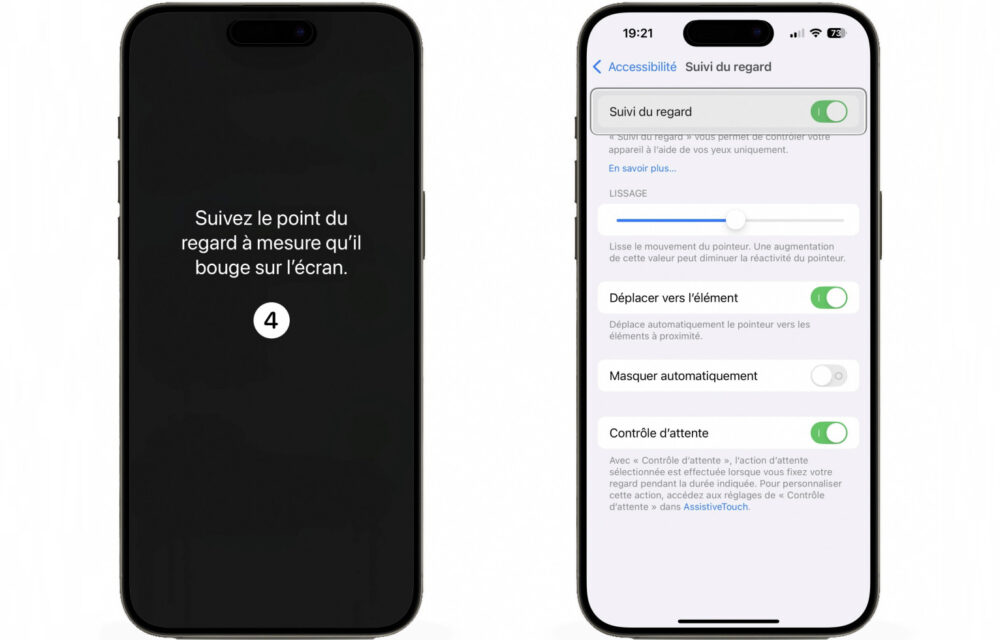 Contrôler son iPhone avec ses yeux avec iOS 18