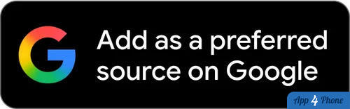 Badge Google preferred source sur fond noir