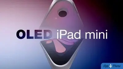 Rendu promotionnel d’un iPad mini OLED