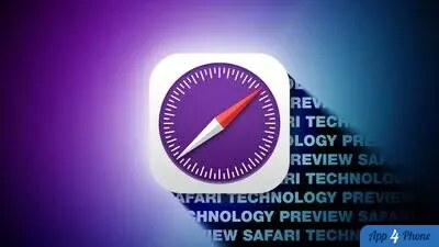 Icône de Safari Technology Preview sur fond dégradé