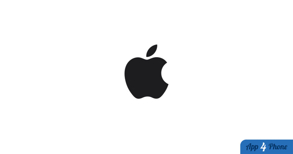 Logo Apple sur fond blanc