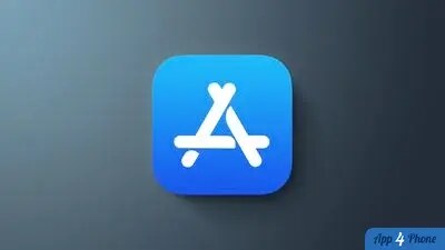 Icône de l’App Store sur fond gris