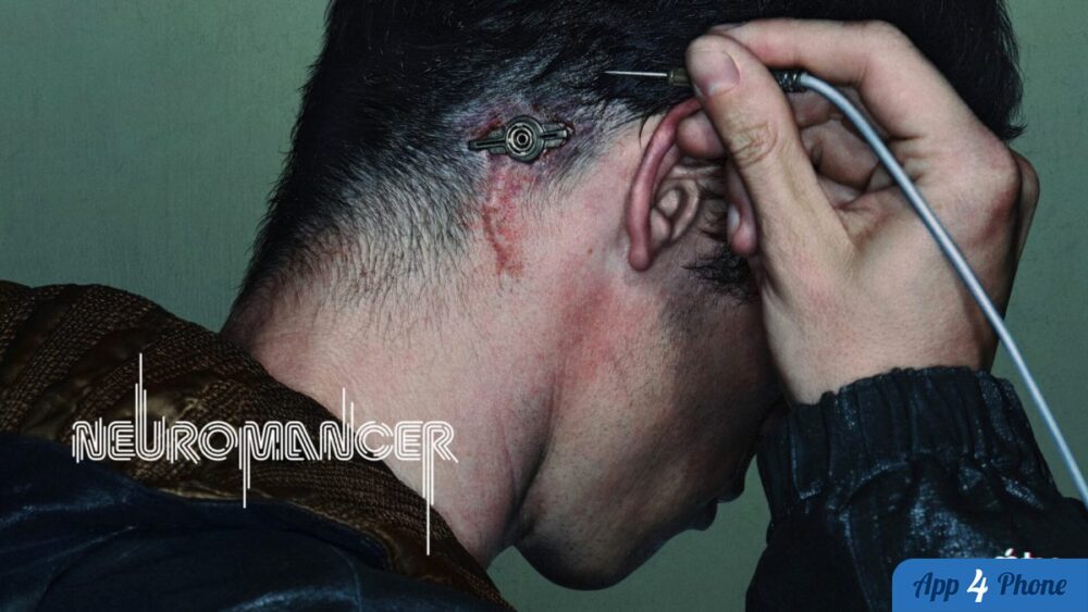 Personnage avec implant cybernétique à l’arrière de l’oreille