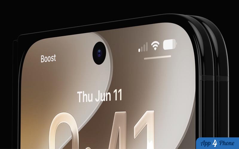 Prototype d’iPhone pliant avec écran interne
