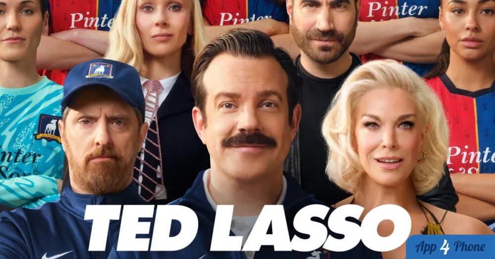 Affiche de Ted Lasso avec l’équipe réunie