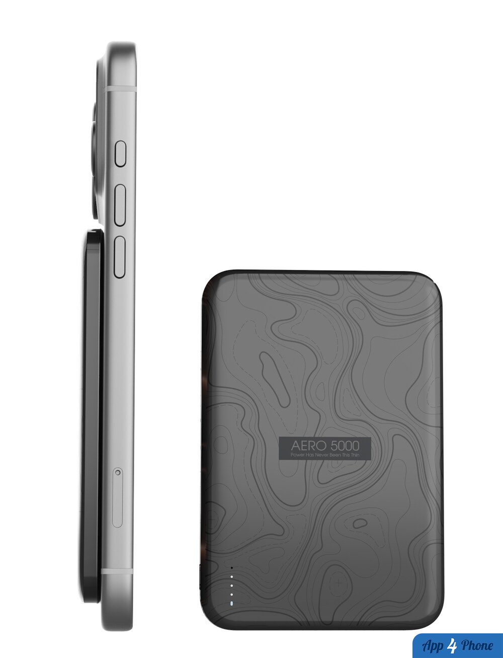 Batterie TESSAN AERO 5000 montrée de face et de profil