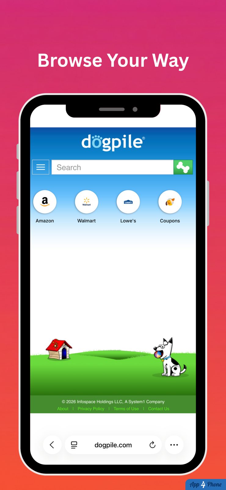Dogpile: Metasearch Browser — capture d'écran