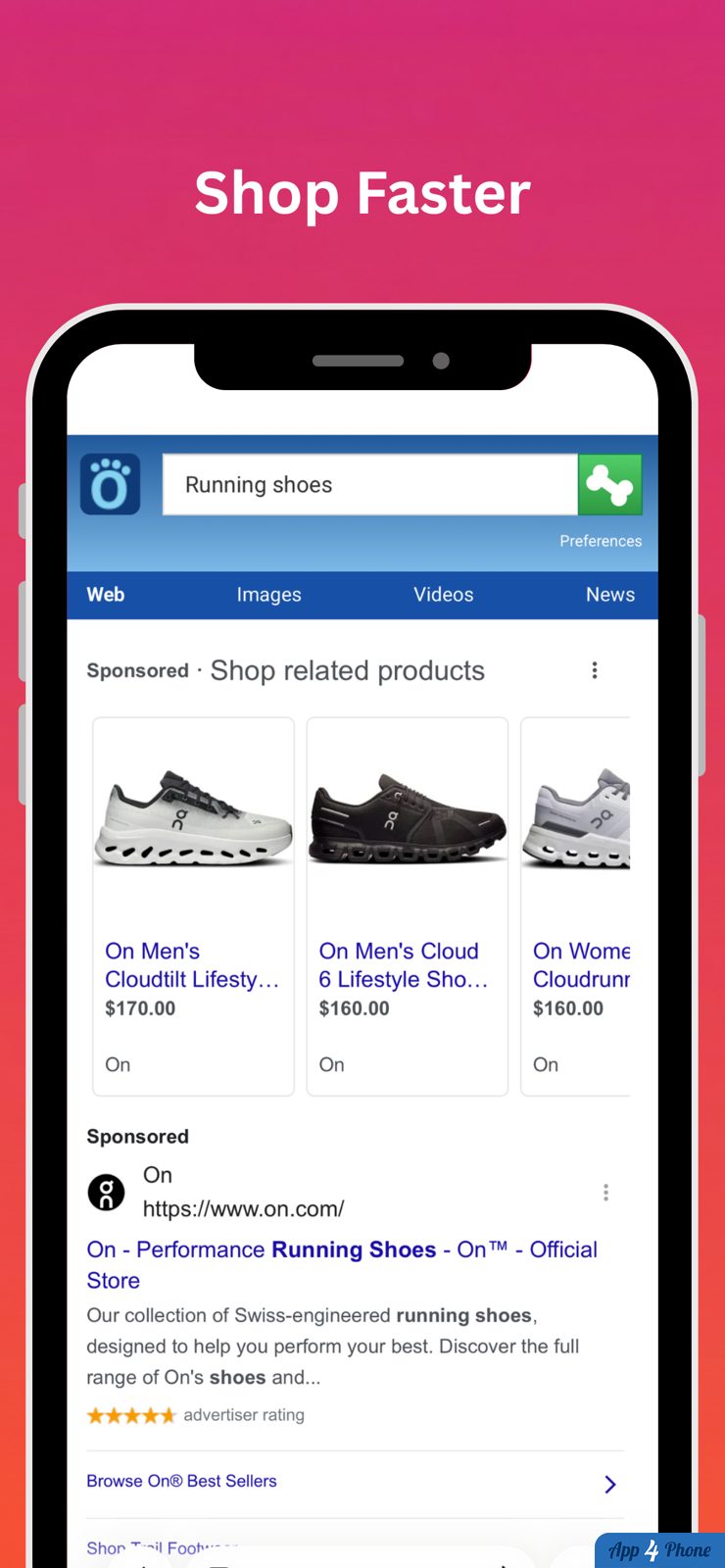 Dogpile: Metasearch Browser — capture d'écran